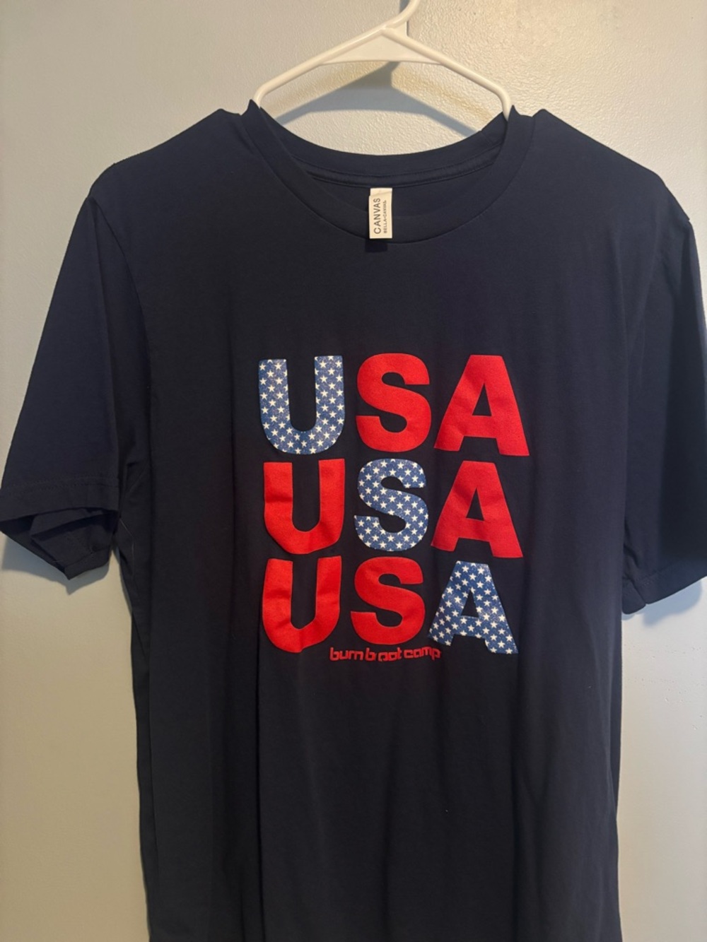 Navy USA Graphic Tee by Burn Boot Camp